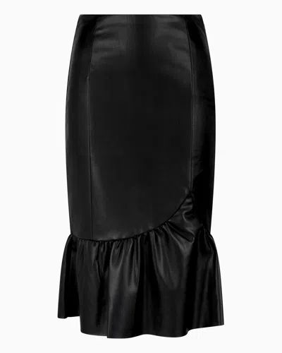 Armani Exchange Midi Skirts In Black