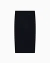Armani Exchange Midi Skirts In Black