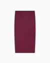 Armani Exchange Midi Skirts In Burgundy