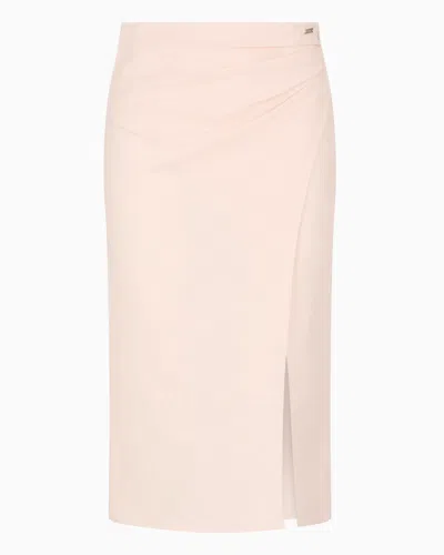 Armani Exchange Midi Skirts In Pink