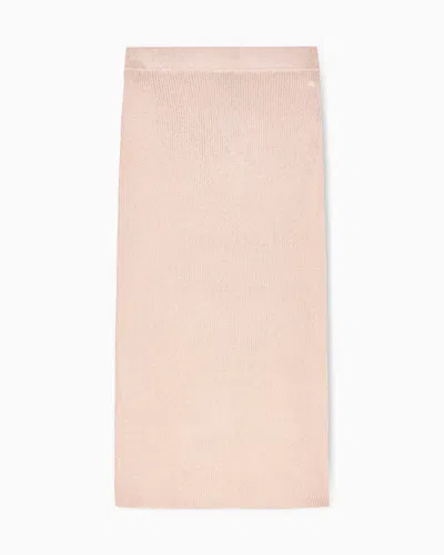 Armani Exchange Midi Skirts In Pink