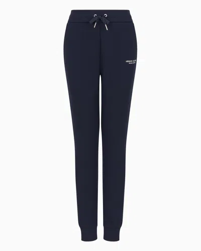 Armani Exchange Milano/new York Sweat Jogger Pants In Navy Blue