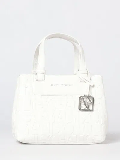 Armani Exchange Shoulder Bag Woman In White