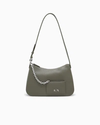 Armani Exchange Mini Shoulder Bag In Green