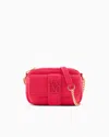 Armani Exchange Mini Shoulder Bag With Logo In Red