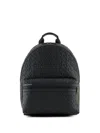 Armani Exchange Asv Recycled Material Backpack In Black
