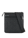 Armani Exchange Monogram-embossed Messenger Bag