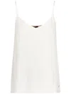 Armani Exchange Monogram-pattern Tank Top In 白色