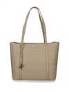 Armani Exchange Monogram-pattern Tote Bag In Neutrals