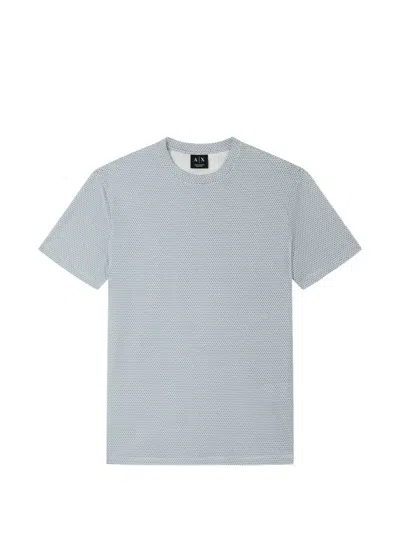 Armani Exchange Monogram-print Cotton T-shirt In Animal Print