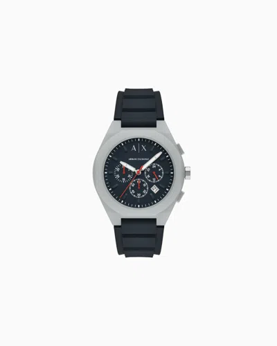 Armani Exchange Montres À Bracelet En Acier In Black