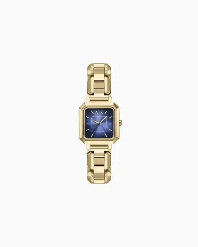 Armani Exchange Montres À Bracelet En Acier In Gold