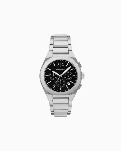 Armani Exchange Chronograph Stainless Steel Watch In Multicolore