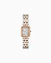 Armani Exchange Two-hand Two-tone Stainless Steel Watch In Multicolore