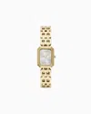 Armani Exchange Two-hand Gold-tone Stainless Steel Watch In Multicolore