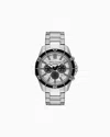 Armani Exchange Chronograph Stainless Steel Watch In Multicolore