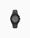 Armani Exchange Montres À Bracelet En Cuir In Gold