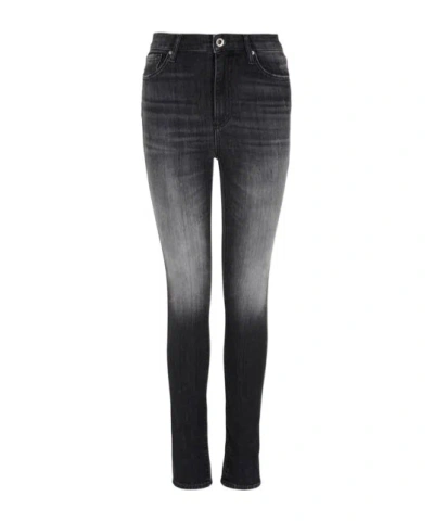 Armani Exchange Multi-pocket Jeans In Black