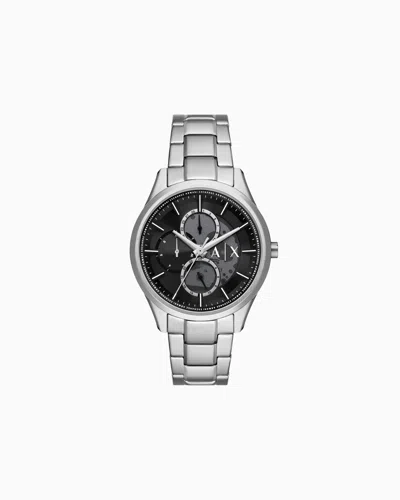 Armani Exchange Multifunction Steel Watch In Metallic