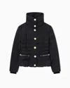 Armani Exchange Nylon Taffeta Jacket In Black