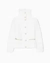 Armani Exchange Nylon Taffeta Jacket In White