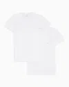 Armani Exchange Pack Of 2 Jersey T-shirts In White