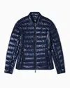 Armani Exchange Packable Quilted Down Jacket In Blue