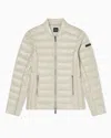 Armani Exchange Packable Quilted Down Jacket In White