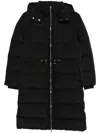 Armani Exchange Padded Coat In Black