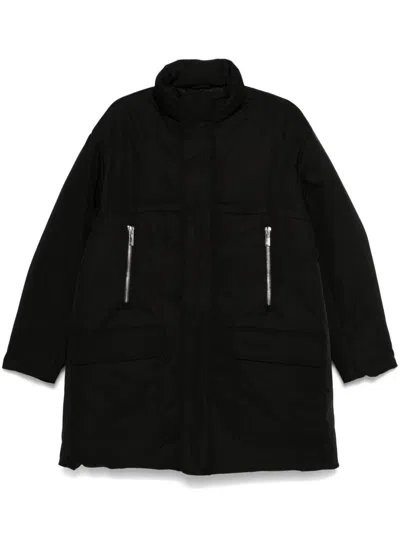 Armani Exchange Padded Coat In Black