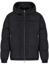 Armani Exchange Padded Jacket In Blue