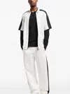 Armani Exchange Panel Zip Shirt In White