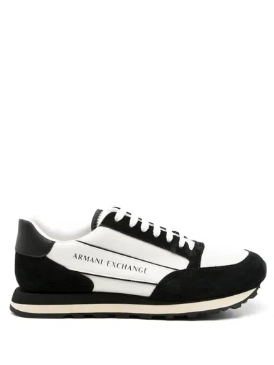 Armani Exchange Sneakers Mit Logo-print In White