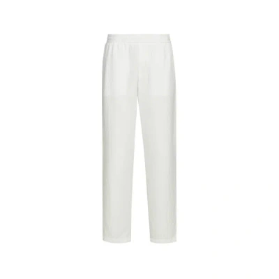 Armani Exchange Pantalon Droit En Coton In Beige