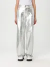 Armani Exchange Pants  Woman Color Silver In Silver