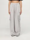 Armani Exchange Pants  Woman Color Silver In Silver