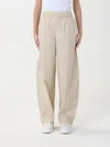 Armani Exchange Pants  Woman Color Yellow Cream In Yellow Cream