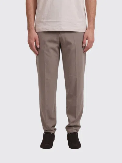 Armani Exchange Belt Loop Casual Pants In Gray