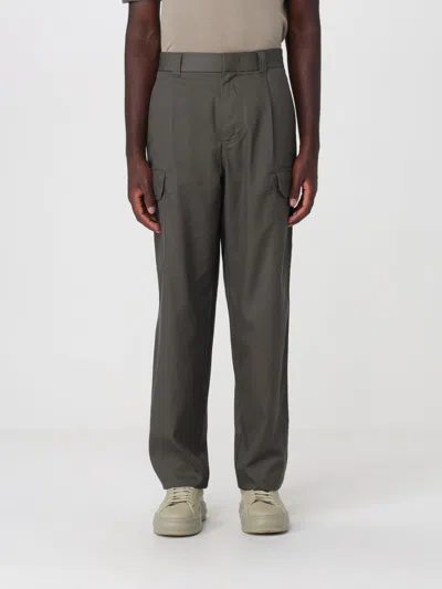 Armani Exchange Pants Men Color Green In Gray