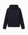Armani Exchange Parka With Diamond Quilted Hood In Blue