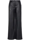 Armani Exchange Patch-pocket Palazzo In Black