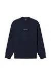 Armani Exchange Patch Pocket Sweatshirt In Blue