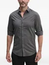 Armani Exchange Patterned Shirt In Gray