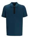 Armani Exchange Placket Polo Shirt In Blue