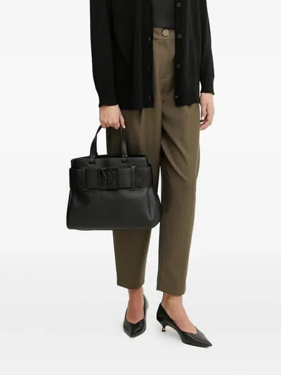 Armani Exchange Pleated-front Trousers In Green