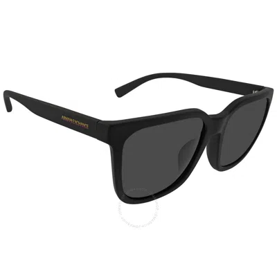 Armani Exchange Polar Gray Square Men's Sunglasses Ax4108sf 807881 57 In Black
