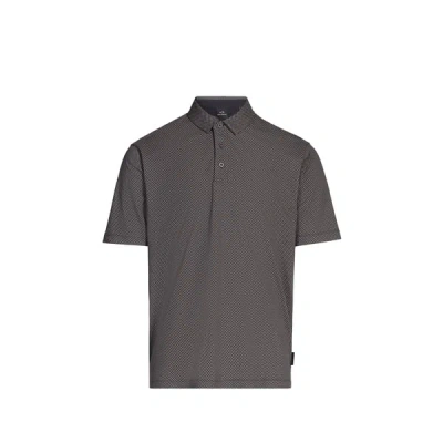 Armani Exchange Polo À Motif In Gray