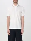 Armani Exchange Polo Shirt  Men Color Beige In White