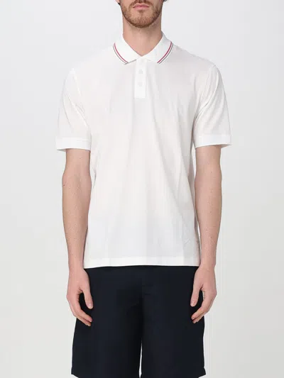 Armani Exchange Polo Shirt  Men Color Beige In White