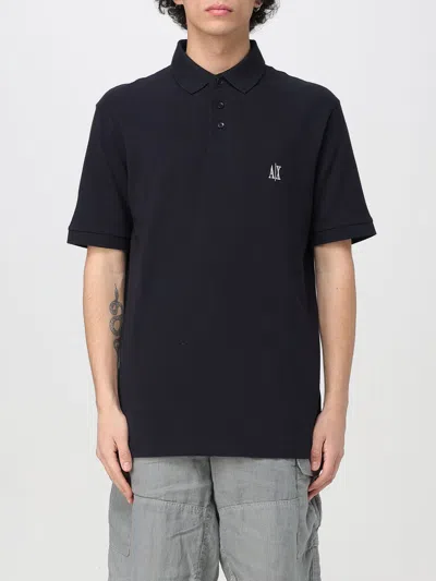 Armani Exchange Polo Shirt  Men Color Blue